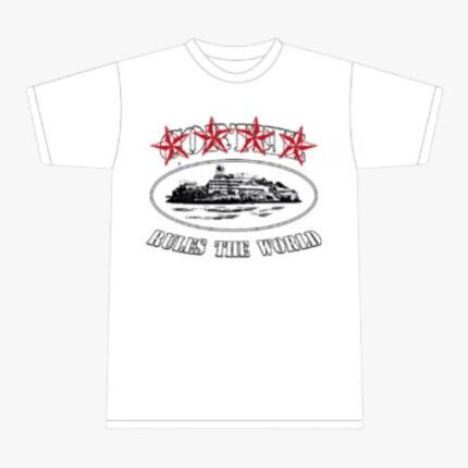 Corteiz 4Starz Alcatraz T-shirt White