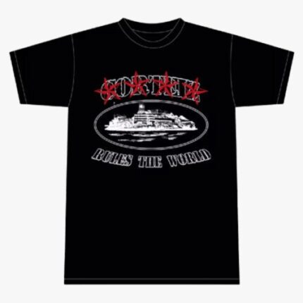 Corteiz 4Starz Alcatraz T-shirt – Black